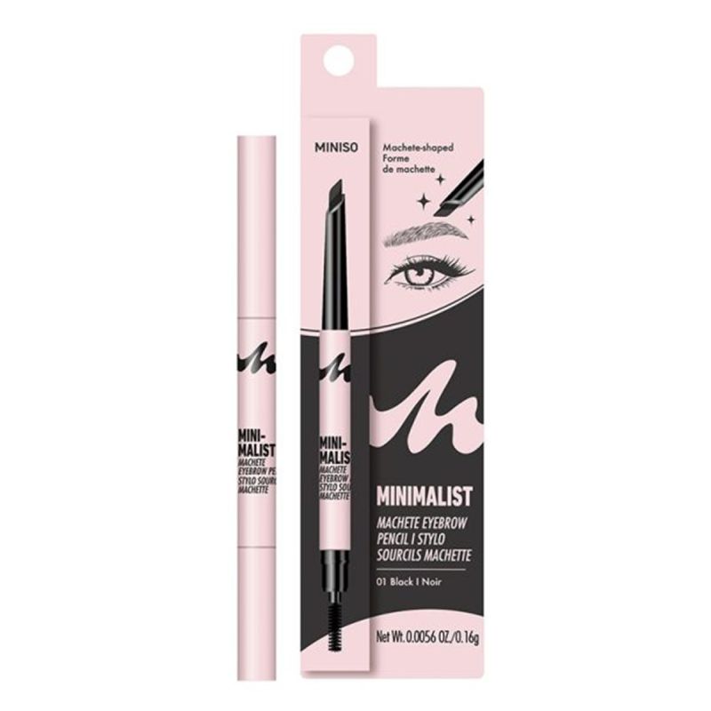 MINISO Minimalist Long Lasting Eyebrow Pencil Black