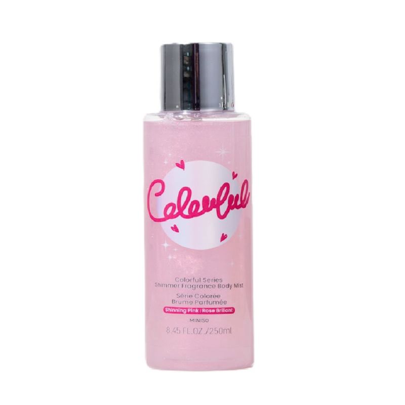 Colorful Series Shimmer Fragrance Body Mist Shinning Pink 250ml