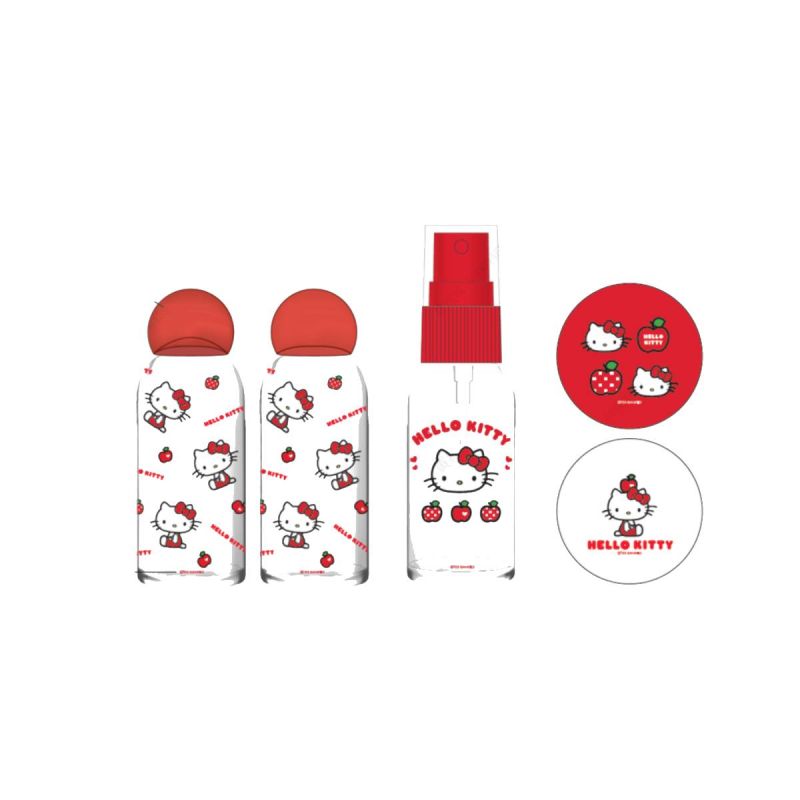 Sanrio Hello Kitty Apple Collection Travel Bottles Set