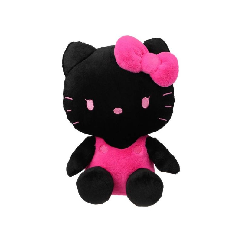 Hello Kitty Color Changing Collection 10in. Sitting-posture Black and Pink