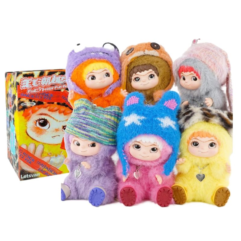 Letsvan Wakuku Fuzzy Trendy Fun Party Series Vinyl Plush Surprise Blind Box