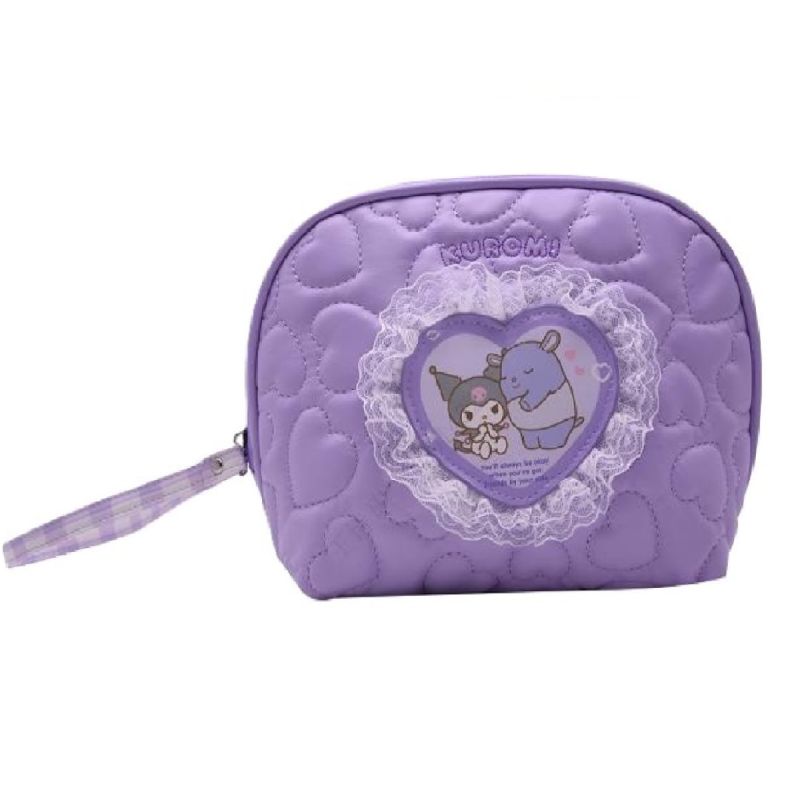 Sanrio Kuromi Purple Shell Shaped Cosmetic Bag  