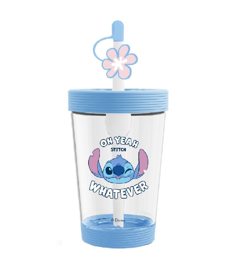 Disney Lilo & Stitch Tumbler 535ml Stitch Plastic Travel Cup 