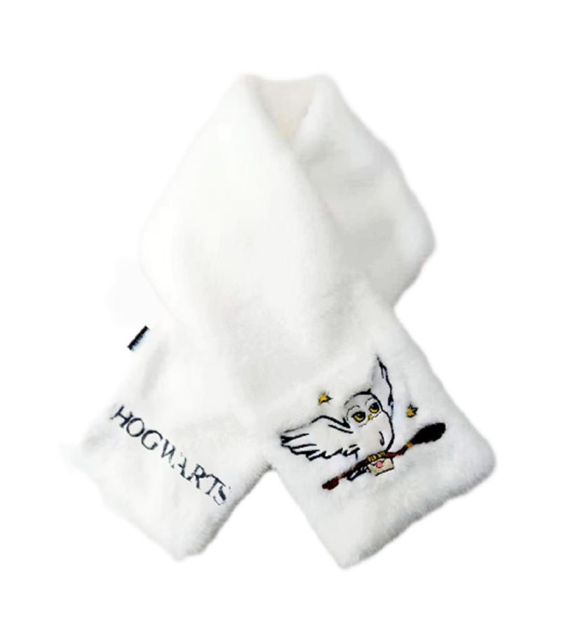 Harry Potter Hedwig White Plush Scarf