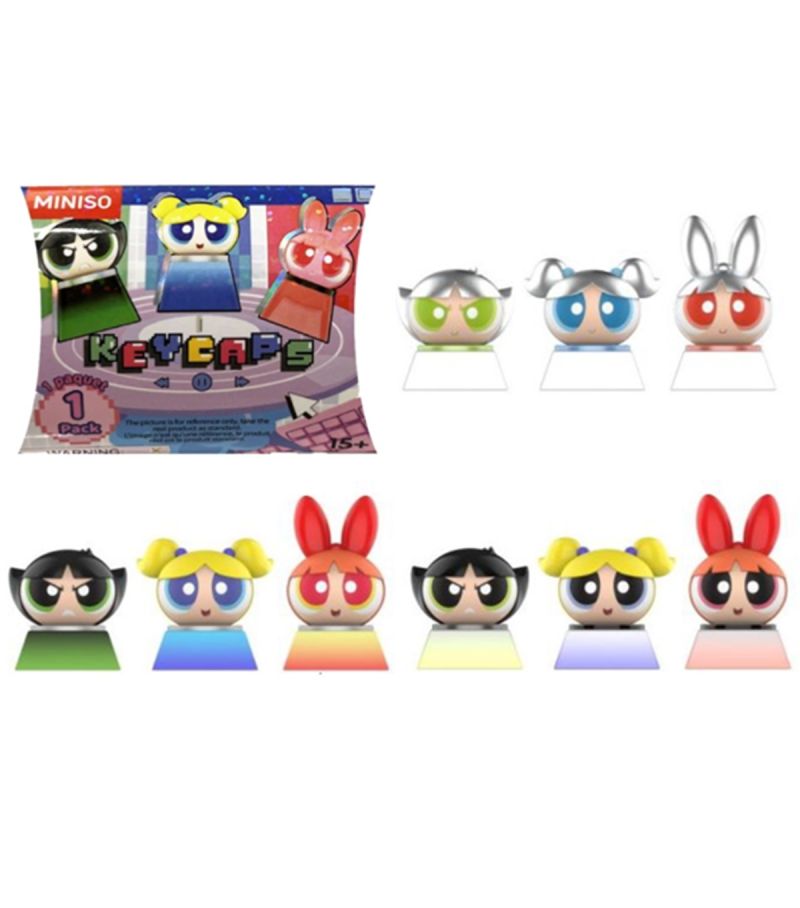 The Powerpuff Girls Record Keycap Collection Mini Bean Surprise Blind Box