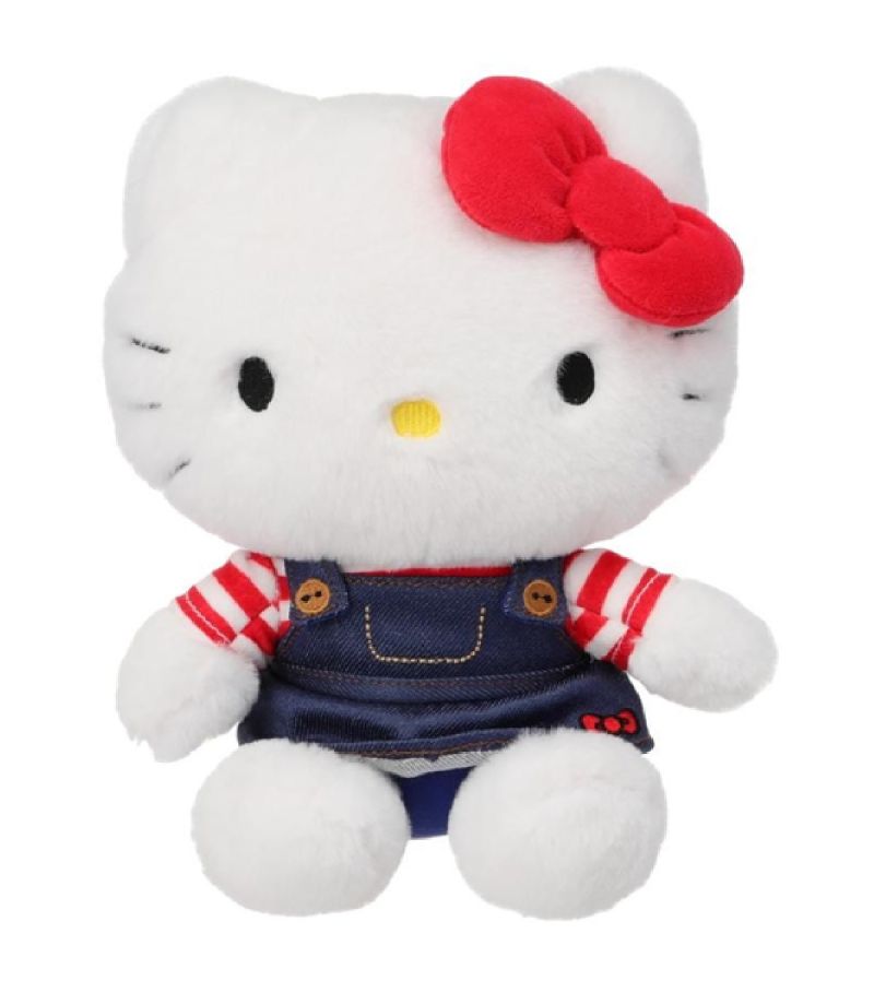 Sanrio Hello Kitty & Friends Hello Kitty Denim Collection 10 Inch Plush Soft Toy 