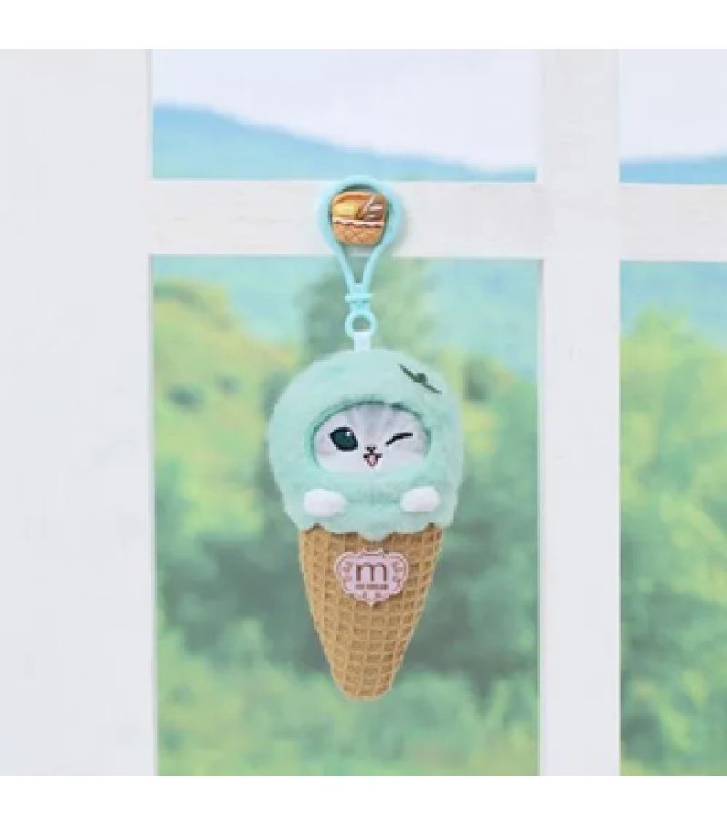 Mofusand Ice Cream Collection Green Ice Cream Plush Pendant