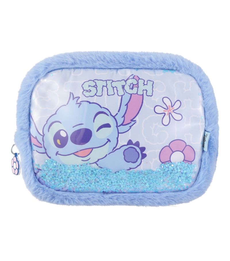 Disney Lilo & Stitch Fluffy Cosmetic Bag 