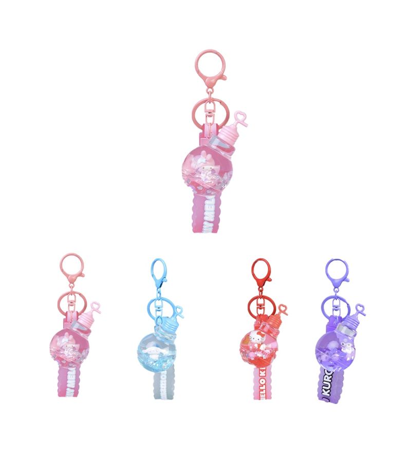 Sanrio Characters Liquid Light Bulb Keychain (Assorted Characters)
