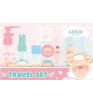 LuLu The Piggy Collection Travel Set 11 Pieces