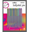 Retractable Ballpoint Pen (10 Pack, Colored)