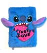 Disney Stitch Collection A5 Plush Hardcover Notebook Angel