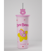 Care Bears Collection Pink Stainless Steel Tumbler with Straw 800ml