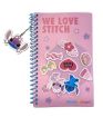 Disney Stitch Collection B6 Rotating Wheel Wire-Bound Notebook Angel
