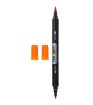 MINISO Water Soluble Double Headed Orange Coloured Pen