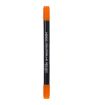 MINISO Water Soluble Double Headed Orange Coloured Pen