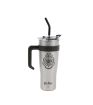 Harry Potter Hogwarts Silver Single Wall Steel Tumbler With Handle 1.6l