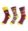 Harry Potter Gryffindor 3 Pairs Crew Socks