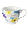 MINISO Floral Footed Ceramic Mug