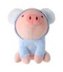MINISO Sitting Piglet Koala Hat 10 Inch Plush Soft Toy