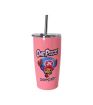 One Piece Collection Steel Tumbler with Straw (530mL)(Pink)