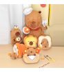 Mini Family Happy Baking Series 19 Inch Capybara Cook Plush Soft Toy