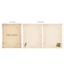 One Piece Collection Retro Metal Button Envelope Book (80 Sheets)