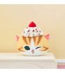 Mofusand Ice Cream Collection Yellow Cat Head Pillow