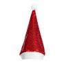 MINISO Red Sequin Santa Christmas Hat
