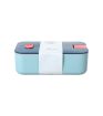 MINISO Blue Nordic Bento Box