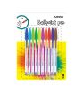 Coloured Ballpoint Pen with Cap 10 Pack