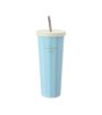 Mofusand Ice Cream Collection Blue Striped Tumbler & Straw