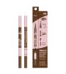MINISO Dual-Ended Tool Makeup Pen Eyebrow Brown 