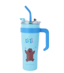 We Bare Bears Grizz Seaside Music Festival Single Wall Steel Tumbler With Handle 1.6l