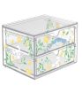 Sanrio Cinnamoroll Flower 2-Drawer Makeup Organiser
