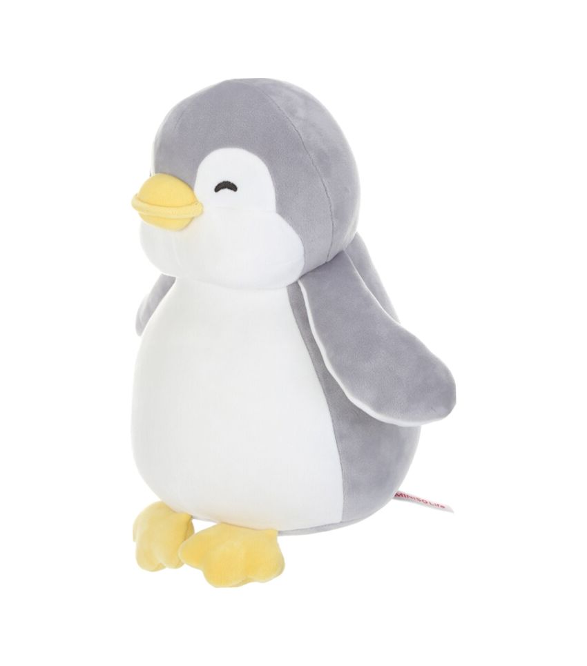 Mini Family PenPen Small Penguin Grey Plush Soft Toy