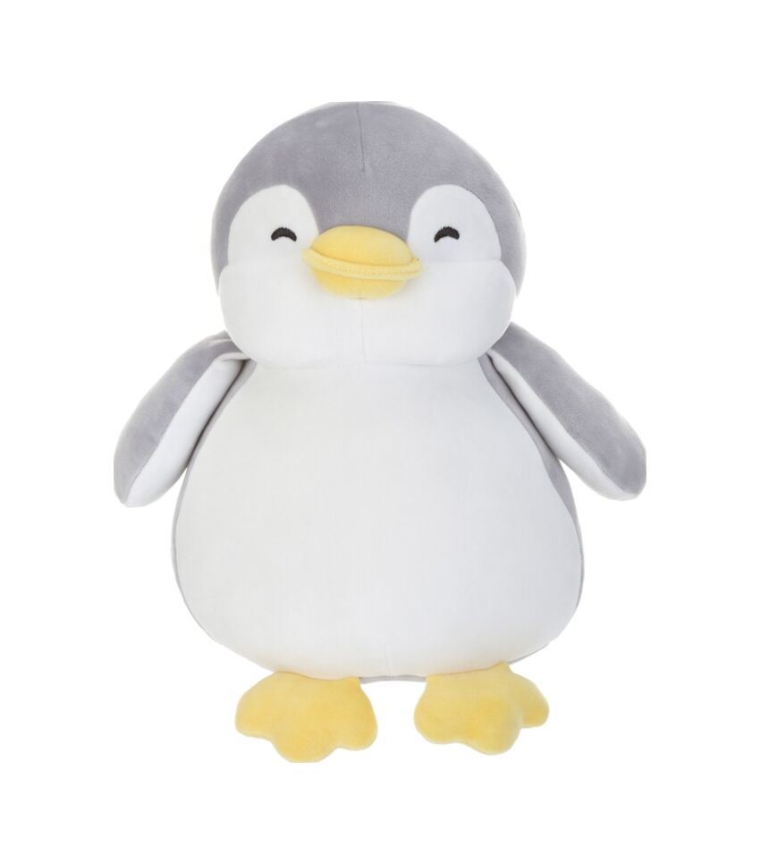Mini Family PenPen Small Penguin Grey Plush Soft Toy