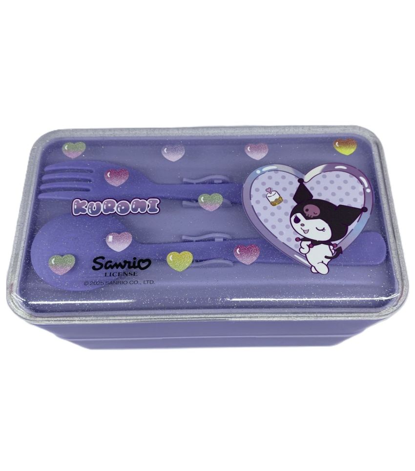Sanrio Kuromi Sweet Factory Double Layer Lunch Box 1000ml