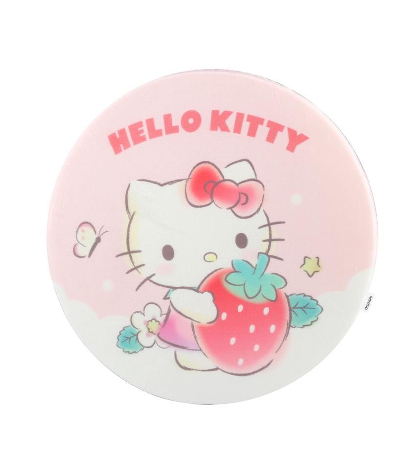 Sanrio Hello Kitty Strawberry Collection 5cm Thick Round Seat Cushion