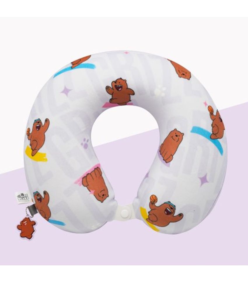 We Bare Bears Grizzly Seaside Music Festival Neck Pillow 