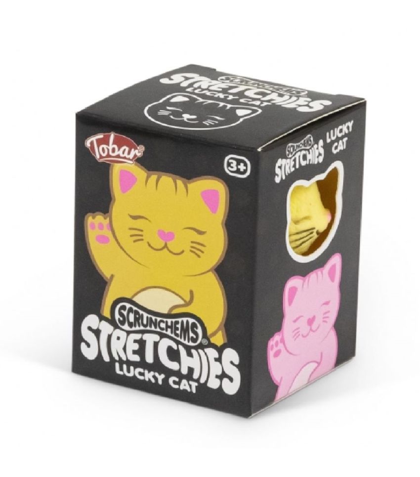 Scrunchems Stretchies Lucky Cat (Assorted Colours)