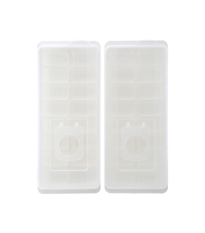 MINISO White Ice Cube Tray 2 Pack