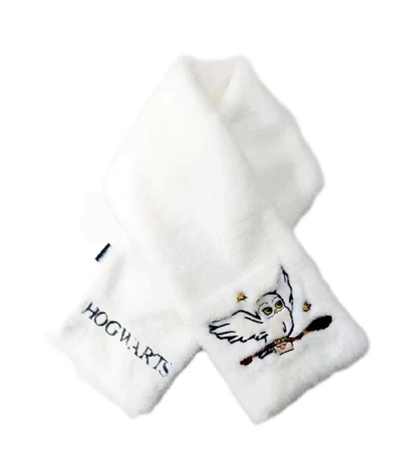 Harry Potter Hedwig White Plush Scarf