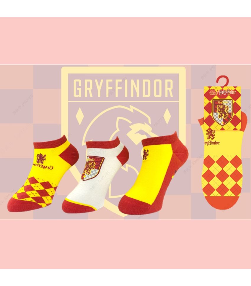 Harry Potter Gryffindor Ankle Socks 3 Pairs
