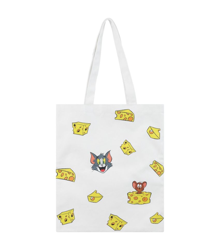 Tom & Jerry - White Shopper Bag