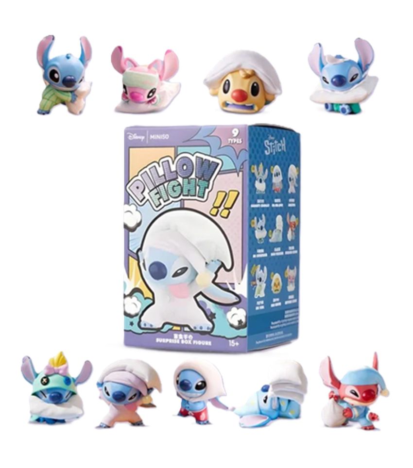 Disney Stitch Pillow Fight Collection Figure Surprise Blind Box