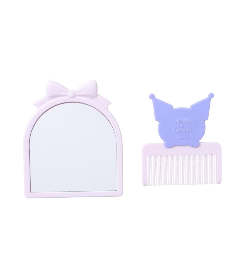 Sanrio Kuromi Mini Mirror & Brush Set