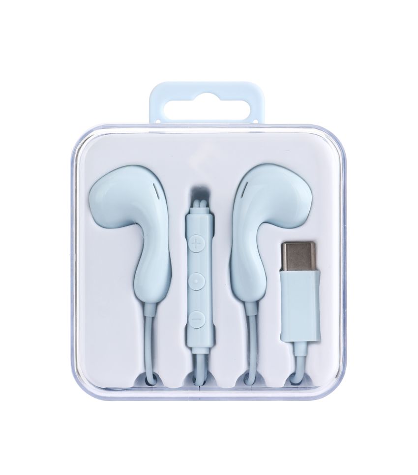 Elegance Series Type-C In-Ear Earphones Blue