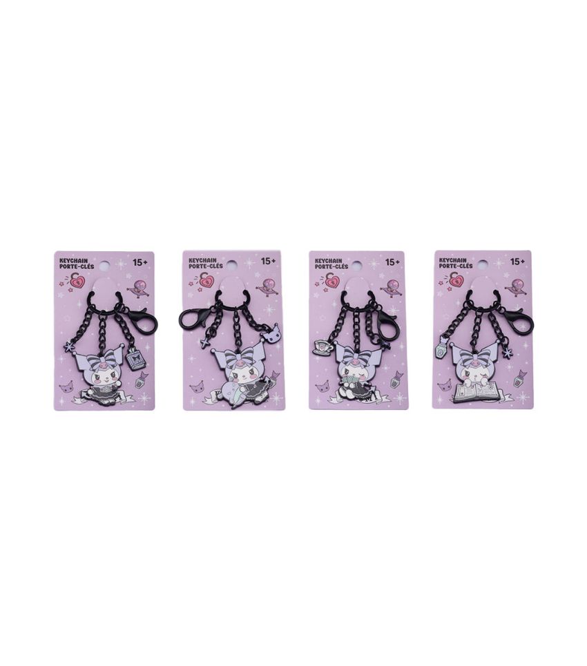Sanrio Kuromi Metal Keychain