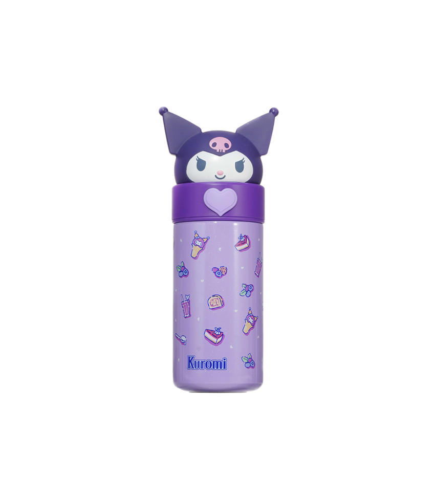Sanrio Hello Kitty & Friends Kuromi Insulated Water Bottle 350ml